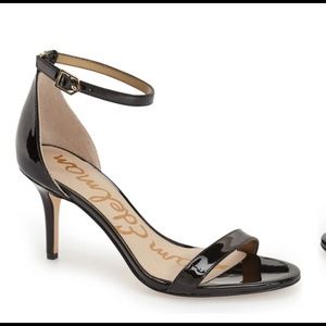 San Edelman Ankle Strap Sandal Heel, Size 7.5